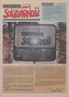 Dolnośląska Solidarność, 2001, nr 8 (192)