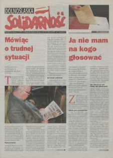 Dolnośląska Solidarność, 2001, nr 10 (194)