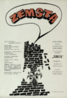 Zemsta - afisz [Dokument życia społecznego]