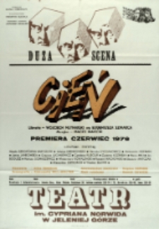 Cień - afisz premierowy [Dokument życia społecznego]