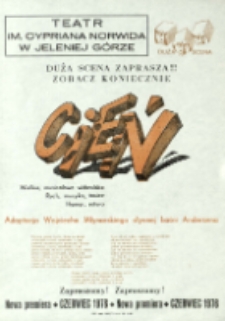 Cień - afisz [Dokument życia społecznego]