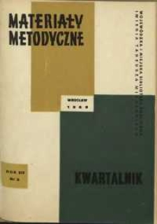 Materiały metodyczne : kwartalnik, R. XIV, 1969, nr 3