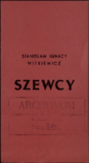 Szewcy - program [Dokument życia społecznego]