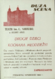 Król malowany - afisz [Dokument życia społecznego]