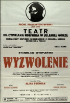 Wyzwolenie - afisz premierowy [Dokument życia społecznego]