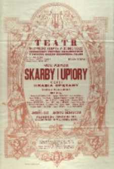 Skarby i upiory, czyli Hrabia opętany - afisz premierowy [Dokument życia społecznego]