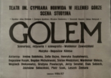 Golem - afisz premierowy [Dokument życia społecznego]