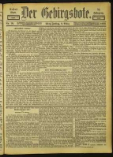 Der Gebirgsbote, 1900, nr 20