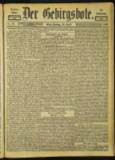 Der Gebirgsbote, 1900, nr 32
