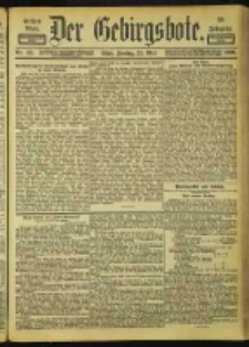 Der Gebirgsbote, 1900, nr 42