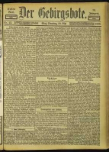 Der Gebirgsbote, 1900, nr 43