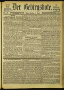 Der Gebirgsbote, 1900, nr 46