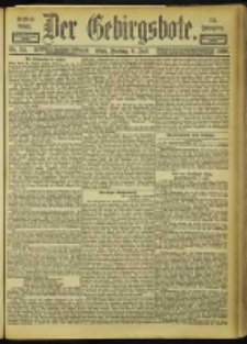 Der Gebirgsbote, 1900, nr 54