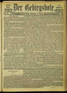 Der Gebirgsbote, 1900, nr 67