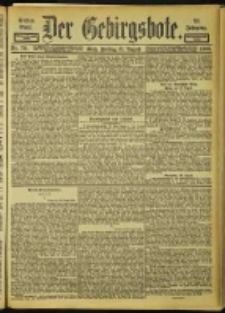 Der Gebirgsbote, 1900, nr 70