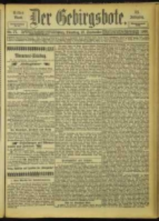 Der Gebirgsbote, 1900, nr 77
