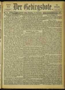 Der Gebirgsbote, 1900, nr 91