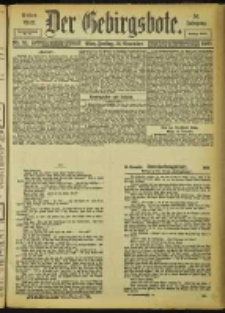 Der Gebirgsbote, 1900, nr 92