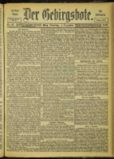 Der Gebirgsbote, 1900, nr 97