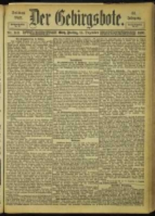 Der Gebirgsbote, 1900, nr 100