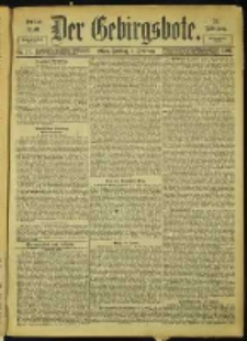 Der Gebirgsbote, 1901, nr 10