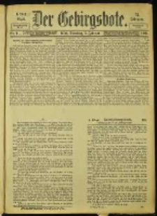Der Gebirgsbote, 1901, nr 11