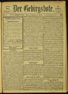 Der Gebirgsbote, 1901, nr 25