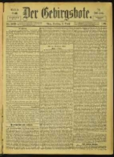 Der Gebirgsbote, 1901, nr 28/29