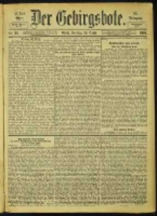 Der Gebirgsbote, 1901, nr 32