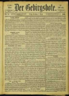 Der Gebirgsbote, 1901, nr 36