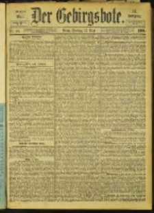 Der Gebirgsbote, 1901, nr 40