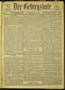 Der Gebirgsbote, 1901, nr 46