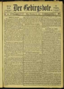 Der Gebirgsbote, 1901, nr 47