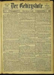 Der Gebirgsbote, 1901, nr 54