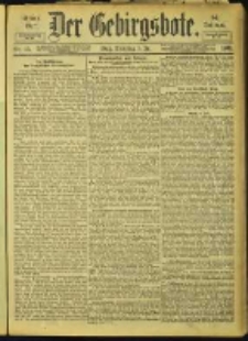 Der Gebirgsbote, 1901, nr 55