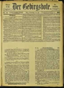 Der Gebirgsbote, 1901, nr 59