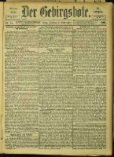 Der Gebirgsbote, 1901, nr 72