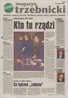 Magazyn Trzebnicki : Oborniki Śląskie, Prusice, Trzebnica, Wisznia Mała, Zawonia, Żmigród : dodatek do "Gazety Wrocławskiej", 1998, nr 55 [6.11]