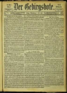 Der Gebirgsbote, 1901, nr 79