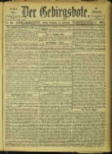 Der Gebirgsbote, 1901, nr 82