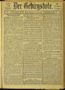 Der Gebirgsbote, 1901, nr 92