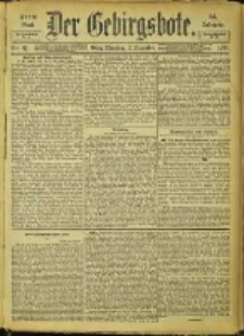 Der Gebirgsbote, 1901, nr 97