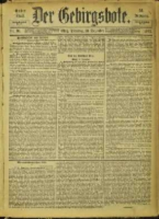Der Gebirgsbote, 1901, nr 99