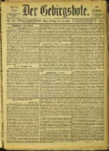 Der Gebirgsbote, 1901, nr 100