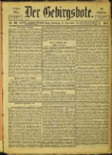 Der Gebirgsbote, 1901, nr 101