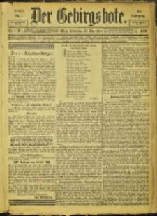 Der Gebirgsbote, 1901, nr 103/104
