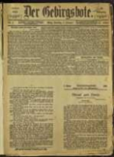 Der Gebirgsbote, 1902, nr 1