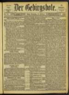 Der Gebirgsbote, 1902, nr 14