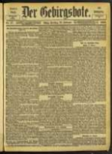Der Gebirgsbote, 1902, nr 17