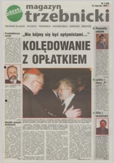 Magazyn Trzebnicki : Oborniki Śląskie, Prusice, Trzebnica, Wisznia Mała, Zawonia, Żmigród : dodatek do "Gazety Wrocławskiej", 1999, nr 3 (66) [22.01]